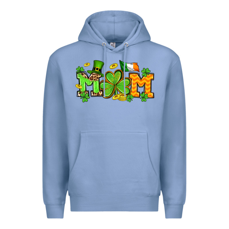 St. Patrick's Day Mom Premium Hoodie by OliviaCreatesArt | Teevron