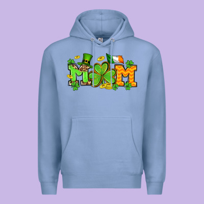 St. Patrick's Day Mom Premium Hoodie Designed By Oliviacreatesart