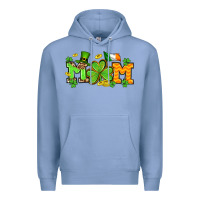 Colony Blue St. Patrick's Day mom Premium Hoodie - OliviaCreatesArt