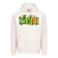 Pale Pink St. Patrick's Day mom Premium Hoodie - OliviaCreatesArt