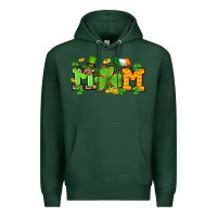 Sports Green St. Patrick's Day mom Premium Hoodie - OliviaCreatesArt