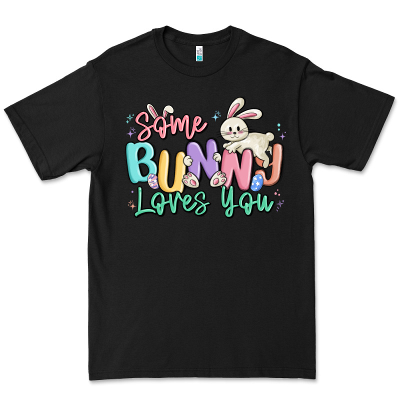 Some Bunny Loves You Easter Premium Tee by MaliasSmallBusiness | Teevron