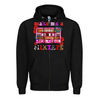 Black make me a mixtape olivia Zipper Hoodie - OliviaCreatesArt