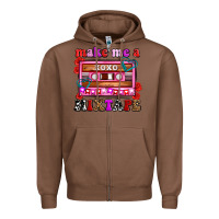 Chestnut make me a mixtape olivia Zipper Hoodie - OliviaCreatesArt
