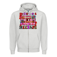 Dove Grey make me a mixtape olivia Zipper Hoodie - OliviaCreatesArt