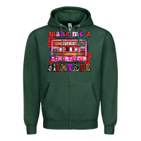Sports Green make me a mixtape olivia Zipper Hoodie - OliviaCreatesArt