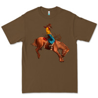 Cacao cowboy rodeo Premium Tee - JahusDesignShop