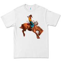 White cowboy rodeo Premium Tee - JahusDesignShop