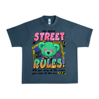 Midnight Navy street rules Urban Heavy Tee - Artiststas