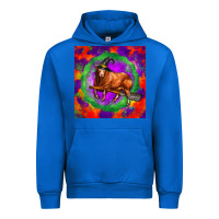 Cobalt halloween red angus bull Urban Hoodie - LillyAllenDesigns