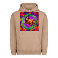 Pigment Burro halloween red angus bull Urban Hoodie - LillyAllenDesigns