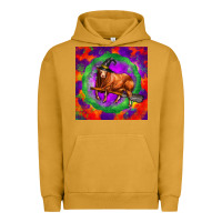 Pigment Peanut Butter halloween red angus bull Urban Hoodie - LillyAllenDesigns