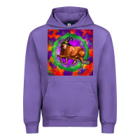 Tulip halloween red angus bull Urban Hoodie - LillyAllenDesigns