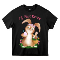 Black Babies First Easter Girls Heavy Core Tee - Jasminsmagicworld