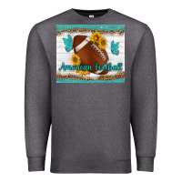 American Football And Butterfly Mousepad Premium Sweatshirt | Teevron
