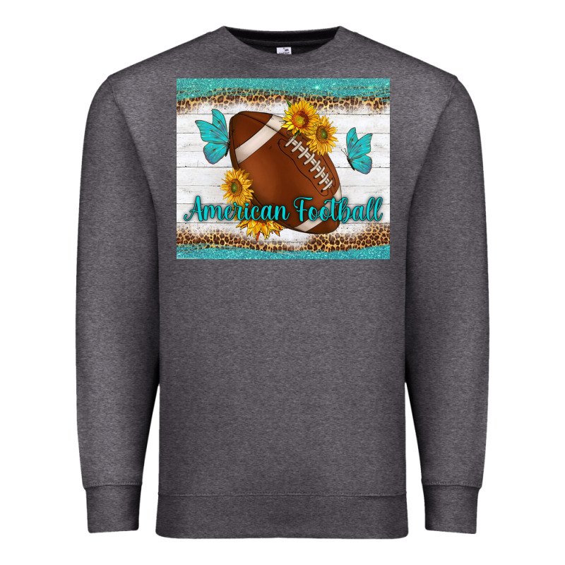 American Football And Butterfly Mousepad Premium Sweatshirt by BundleAndBundleShop | Teevron