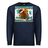 Navy american football and butterfly mousepad Premium Sweatshirt - BundleAndBundleShop