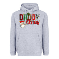 Heather Grey Western Daddy Claus Heavyweight Hoodie - BundleAndBundleShop