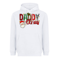 White Western Daddy Claus Heavyweight Hoodie - BundleAndBundleShop