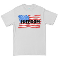 Dove Grey freedom usa Premium Tee - MaliasSmallBusiness