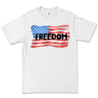 White freedom usa Premium Tee - MaliasSmallBusiness