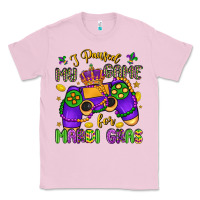 Bubblegum Pink i paused my game for mardi gras Classic Tee - LillyAllenDesigns