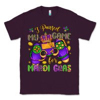 Plum i paused my game for mardi gras Classic Tee - LillyAllenDesigns