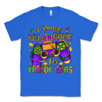 True Royal i paused my game for mardi gras Classic Tee - LillyAllenDesigns