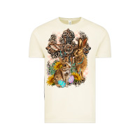 Vintage Arctic Western Rabbit with Crosses Vintage Tee - LillyAllenDesigns