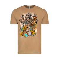 Vintage Camel Western Rabbit with Crosses Vintage Tee - LillyAllenDesigns