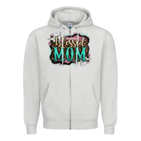 Blessed Mom Zipper Hoodie | Teevron