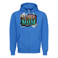 True Royal blessed mom Zipper Hoodie - OliviaCreatesArt