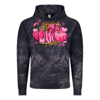 Cloud Black breast cancer awareness pink pumpkins Vintage Hoodie - LillyAllenDesigns