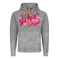 Cloud Rock breast cancer awareness pink pumpkins Vintage Hoodie - LillyAllenDesigns