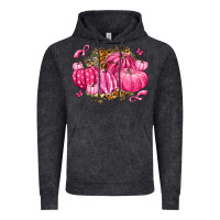Vintage Black breast cancer awareness pink pumpkins Vintage Hoodie - LillyAllenDesigns