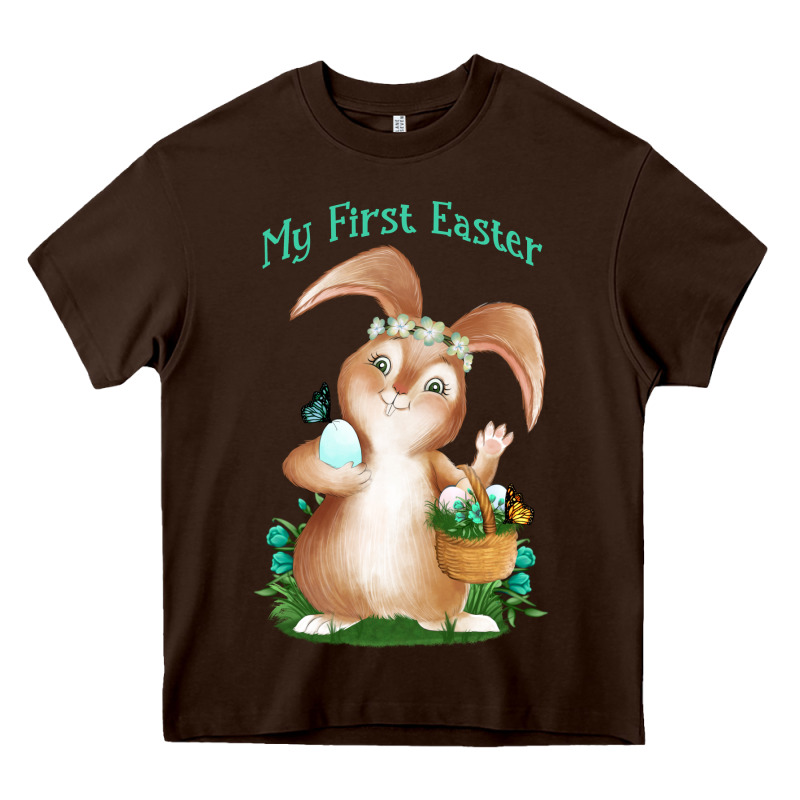 Babies First Easter Boys Heavy Core Tee by Jasminsmagicworld | Teevron