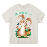 Cream Babies First Easter Boys Heavy Core Tee - Jasminsmagicworld