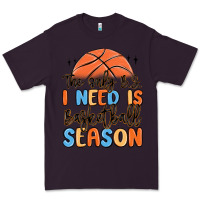Plum the only b.s. i need is basketball season Premium Tee - MaliasSmallBusiness
