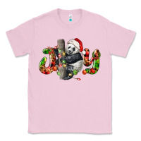 Bubblegum Pink panda joy christmas Classic Tee - LillyAllenDesigns