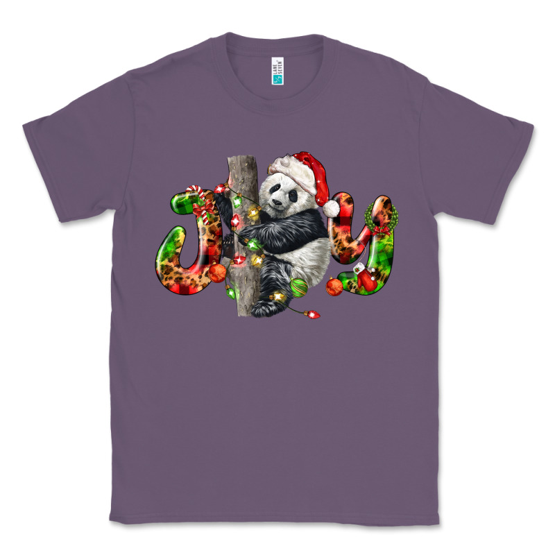 Panda Joy Christmas Classic Tee by LillyAllenDesigns | Teevron