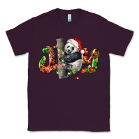 Plum panda joy christmas Classic Tee - LillyAllenDesigns