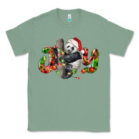Sage panda joy christmas Classic Tee - LillyAllenDesigns
