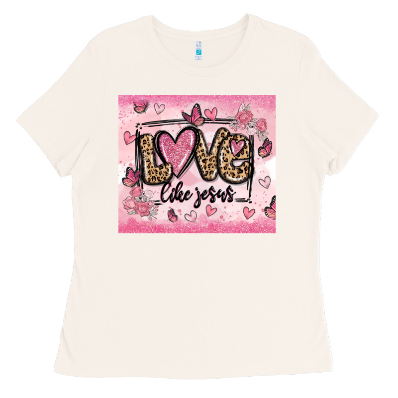 Love Like Jesus Ladies Tee by MaliasSmallBusiness | Teevron