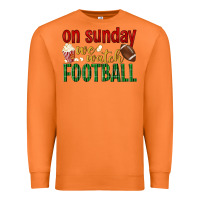 Carrot on sunday we watch football Premium Sweatshirt - BundleAndBundleShop