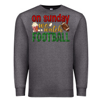 Charcoal Heather on sunday we watch football Premium Sweatshirt - BundleAndBundleShop