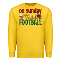 Lemon on sunday we watch football Premium Sweatshirt - BundleAndBundleShop