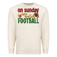 Sandshell on sunday we watch football Premium Sweatshirt - BundleAndBundleShop