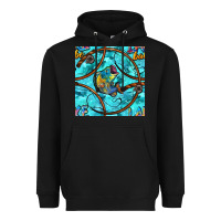Black Lake Babe And Fish With Camouflage Seamless Pattern Heavyweight Hoodie - BundleAndBundleShop