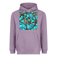 Lavender Lake Babe And Fish With Camouflage Seamless Pattern Heavyweight Hoodie - BundleAndBundleShop