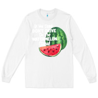 White Watermelon Crawl Long Sleeve Tee - Bettercallsaul
